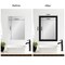 Amanti Art Mirror Makeover Bathroom Mirror Frame Border Kit - Fully Assembled Peel and Stick Frame - Mirror NOT Included - Avon Black Trim